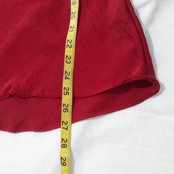 Spense Top Sleeveless in Red Blouse Size Large Lightweight - Picture 9 of 10